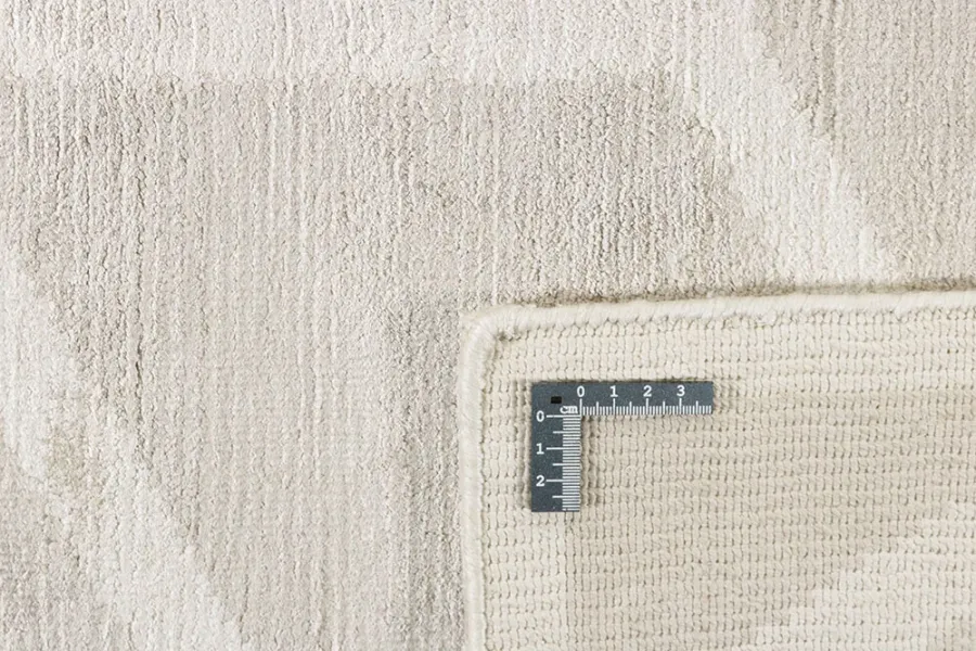 picture 3 Designer beige geometric rug - COSMOU VEDETTE 7051