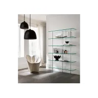 Zdjęcie Regał wykonany z przezroczystego szkła - Tonelli Design