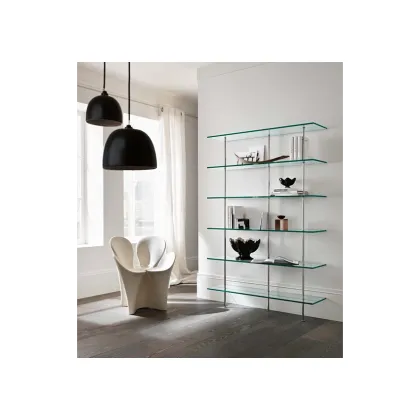 Zdjęcie Regał wykonany z przezroczystego szkła - Tonelli Design