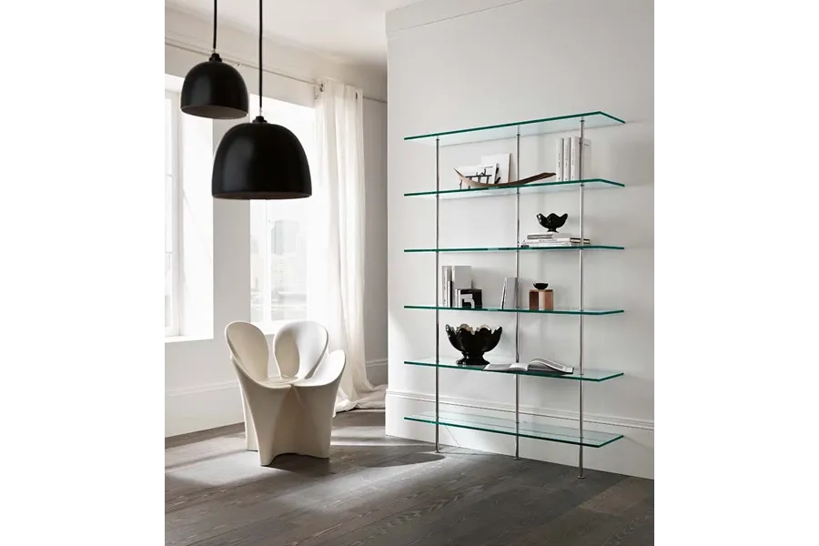 obrazek 1 Regał wykonany z przezroczystego szkła - Tonelli Design