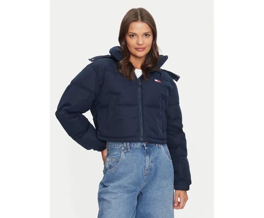obrazek 1 Tommy Jeans Kurtka puchowa Alaska DW0DW19687 Granatowy Regular Fit