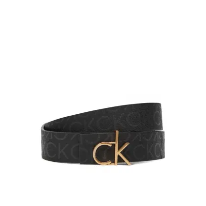 Zdjęcie Calvin Klein Pasek Damski Ck Buckle Reversible Belt 30Mm Mono LV04F7038G Czarny