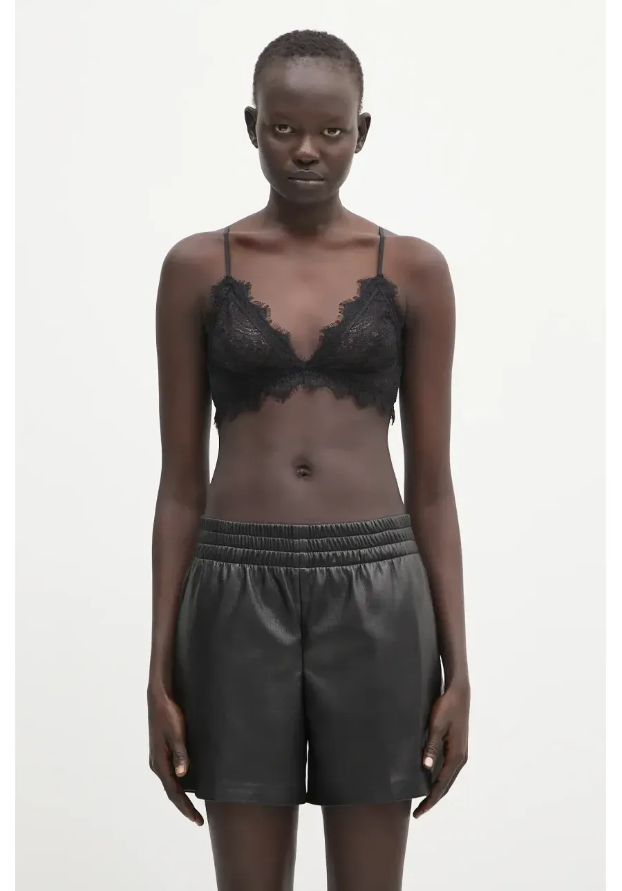 obrazek 1 Anine Bing biustonosz Lace Bra With Trim kolor czarny koronkowy gładki A.10.0003