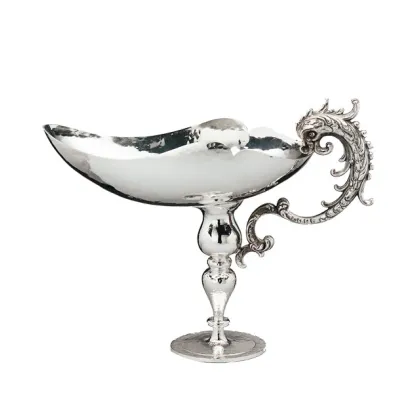 Zdjęcie Wyjątkowa miska ze srebra z przedstawieniem smoka – Pampaloni