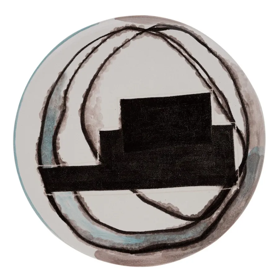 obrazek 1 Duży talerz ceramiczny h.2x36x36 cm