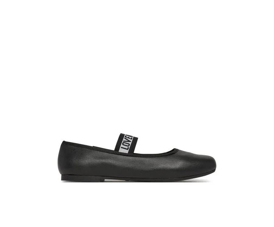obrazek 1 LOVE MOSCHINO Baleriny JA11071G0MIE0000 Czarny