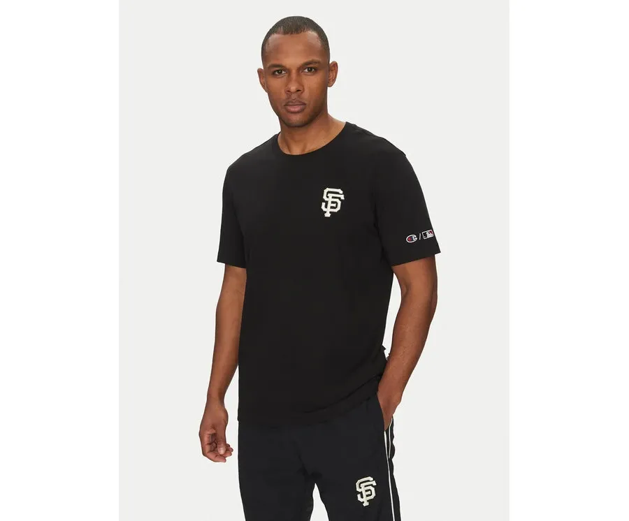 obrazek 1 Champion T-Shirt 221037 Czarny Standard Fit