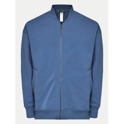 Zdjęcie Hanro Bluza Natural Living 75963 Niebieski Regular Fit