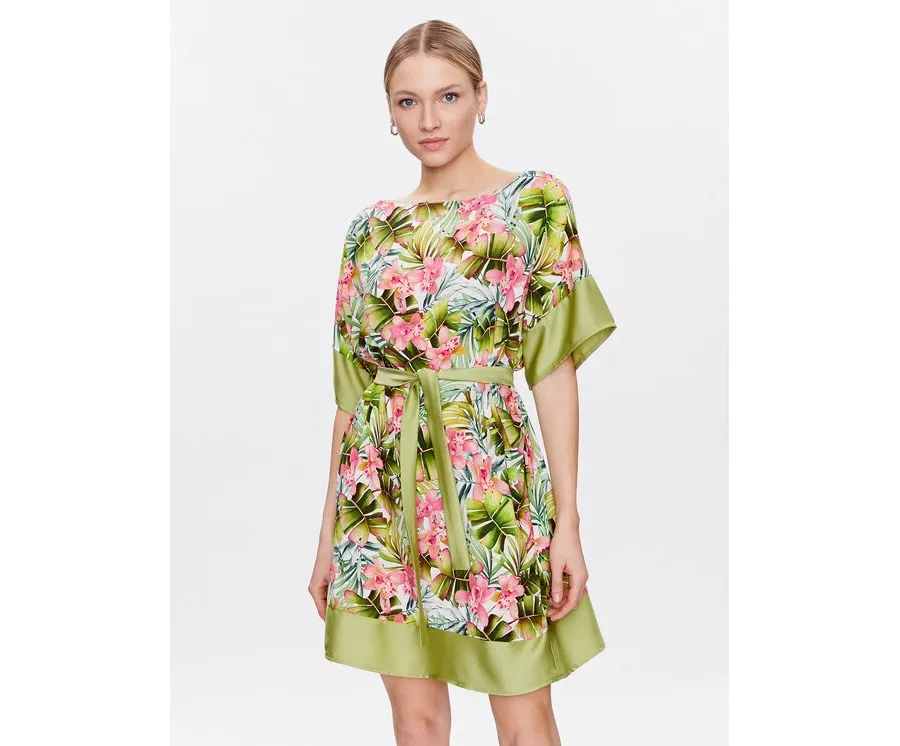 obrazek 1 Liu Jo Beachwear Sukienka plażowa VA3141 T3347 Zielony Relaxed Fit