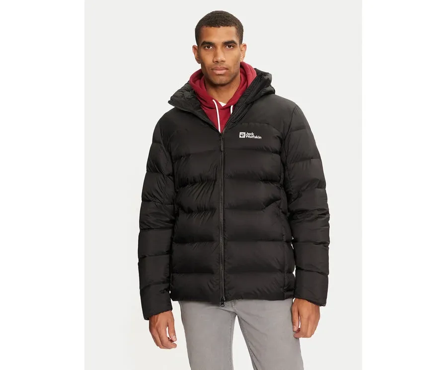 obrazek 1 Jack Wolfskin Kurtka puchowa Nebelhorn A61827 Czarny Regular Fit
