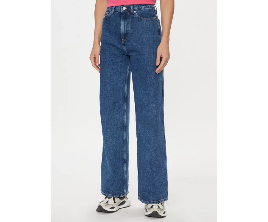 obrazek 1 Tommy Jeans Jeansy Claire DW0DW17191 Niebieski Wide Leg