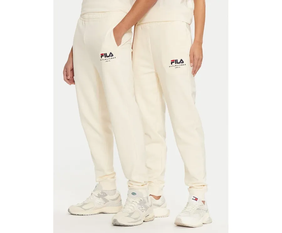 obrazek 1 Fila Spodnie dresowe Unisex Bovrup FAU0146 Écru Regular Fit