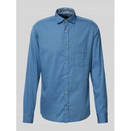 Zdjęcie Koszula casualowa o kroju regular fit z kieszenią na piersi