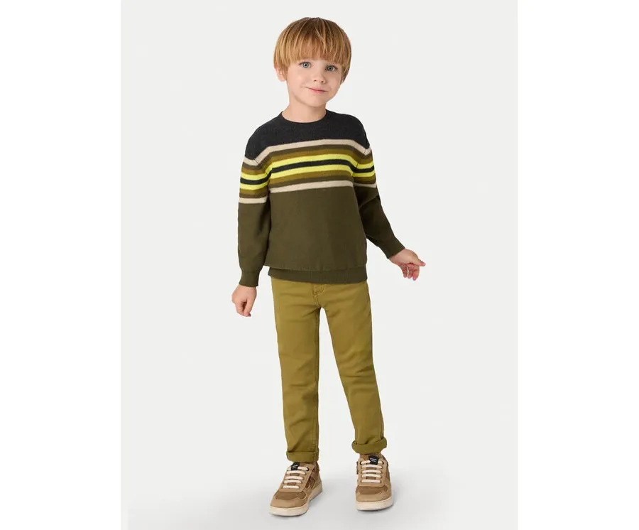 obrazek 1 Mayoral Spodnie materiałowe 4539 Zielony Slim Fit