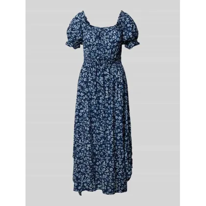 Zdjęcie Sukienka midi z wiskozy z kwiatowym wzorem