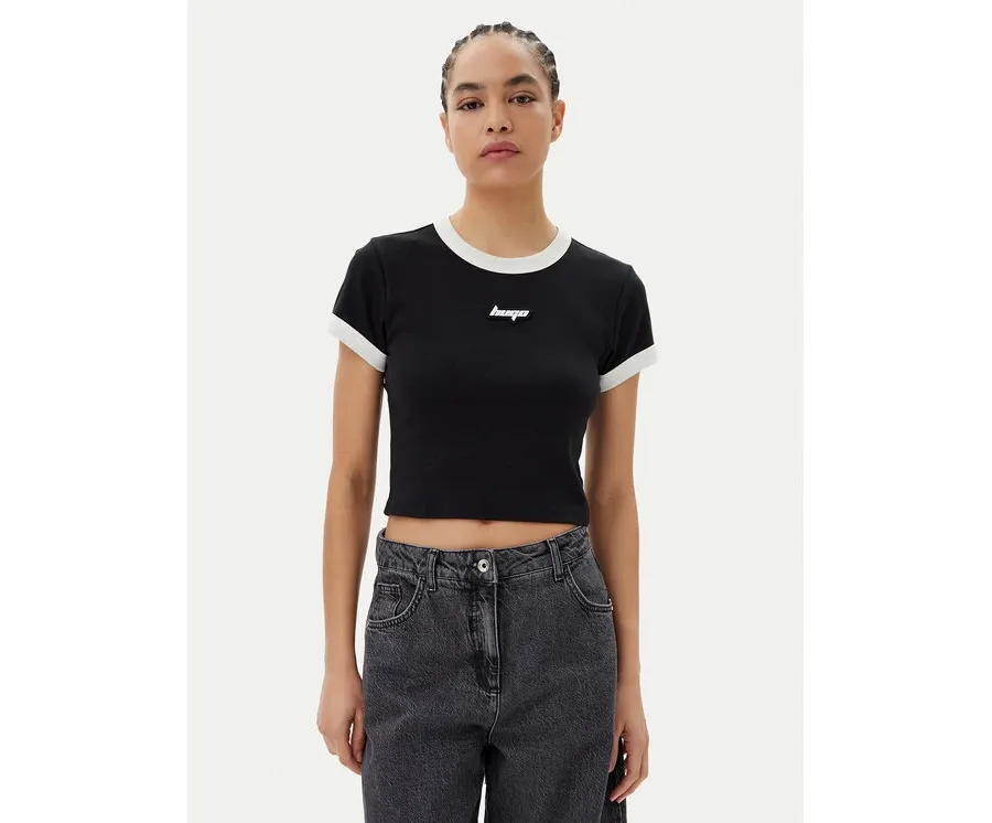 obrazek 1 HUGO T-Shirt Dalia 50537476 Czarny Slim Fit