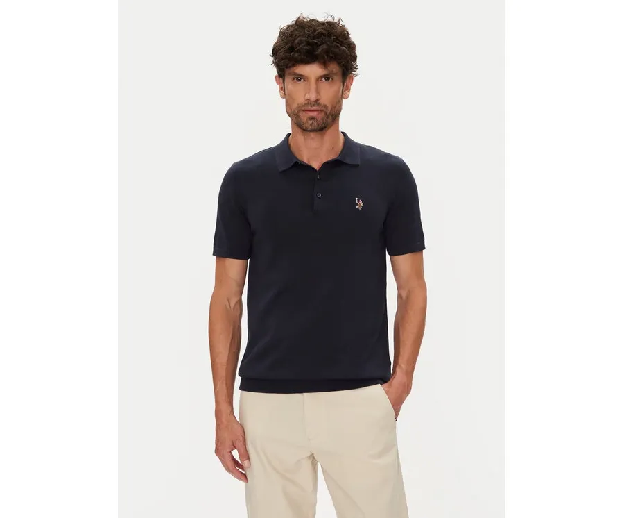 obrazek 1 U.S. Polo Assn. Polo MUP3709 Granatowy Regular Fit