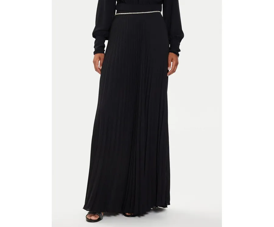 obrazek 1 Liu Jo Spódnica plisowana CA4410 TS055 Czarny Regular Fit