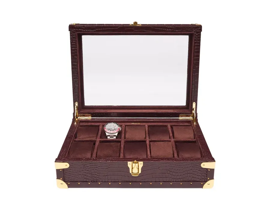 obrazek 1 Skórzane pudełko na 10 zegarków