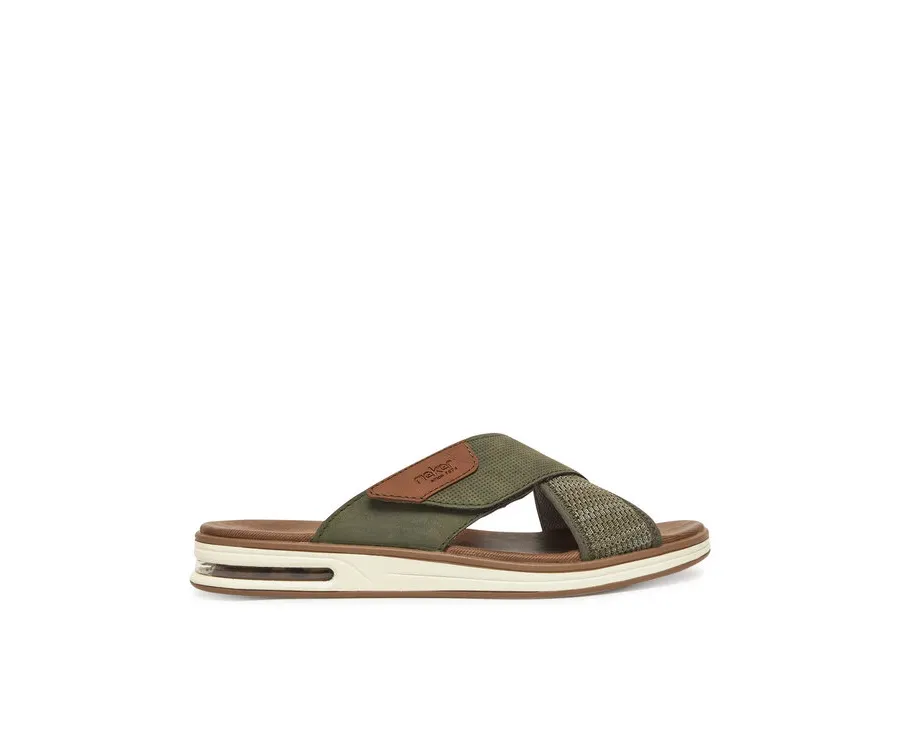 obrazek 1 Rieker Klapki 29083-52 Khaki