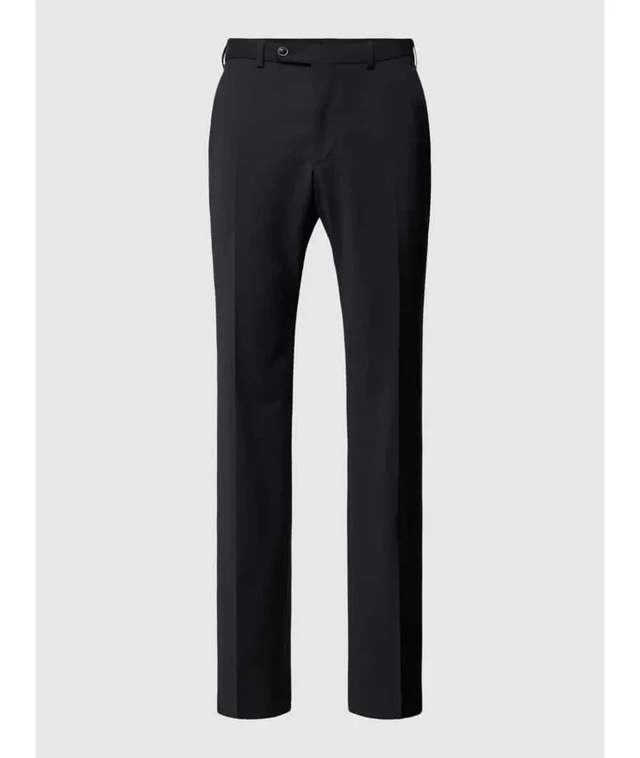 obrazek 1 Spodnie do garnituru o kroju slim fit z zapięciem na guzik