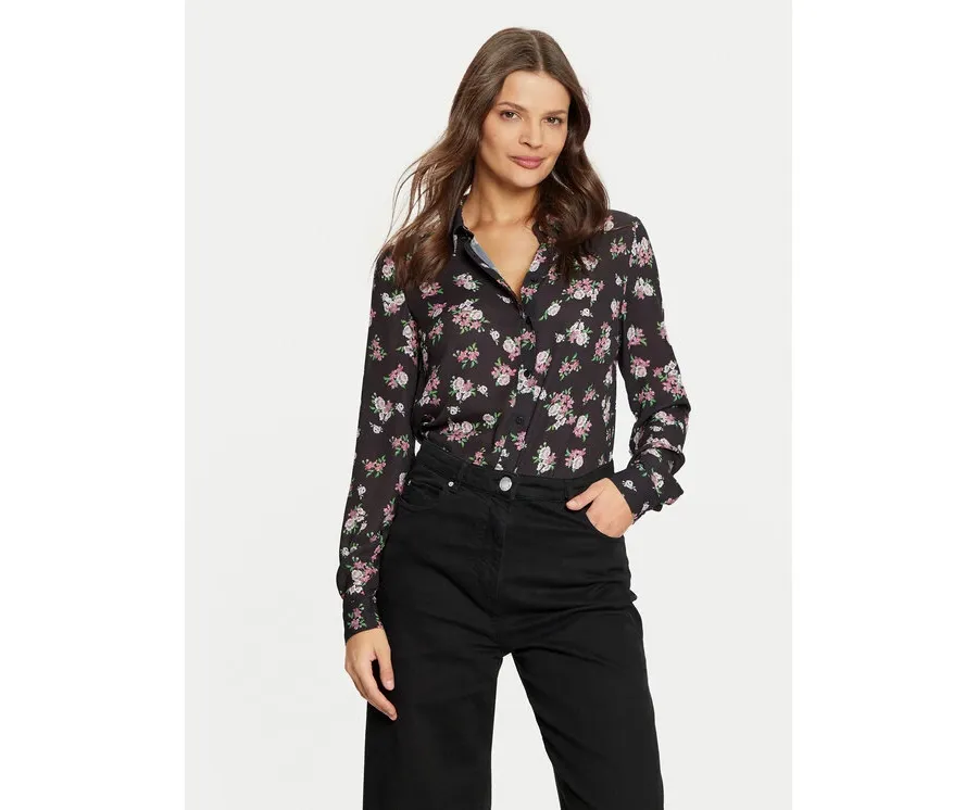 obrazek 1 Guess Koszula W4BH56 WGLA2 Czarny Comfort Fit