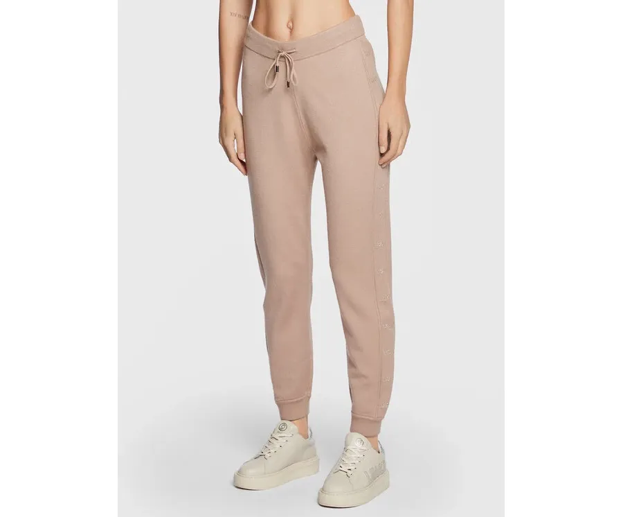 obrazek 1 Liu Jo Sport Spodnie dzianinowe TF2106 MA63M Beżowy Regular Fit