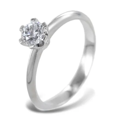 Zdjęcie Pierścionek Solitaire Crown z diamentem