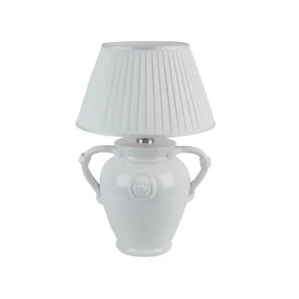 Picture Luxurious white lamp made of ceramics - Virginia Casa