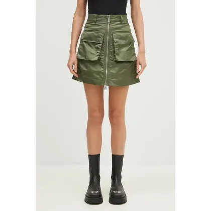 Zdjęcie Alpha Industries spódnica kolor zielony mini prosta 148066