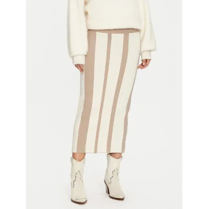 Zdjęcie Vero Moda Spódnica ołówkowa Gold New Art 10311360 Beżowy Slim Fit