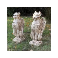 Zdjęcie Stylowa rzeźba pary gryfów - Italpark