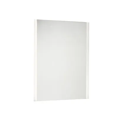 Picture Elegant LED illuminated mirror with satin edges for the bathroom - Stilhaus