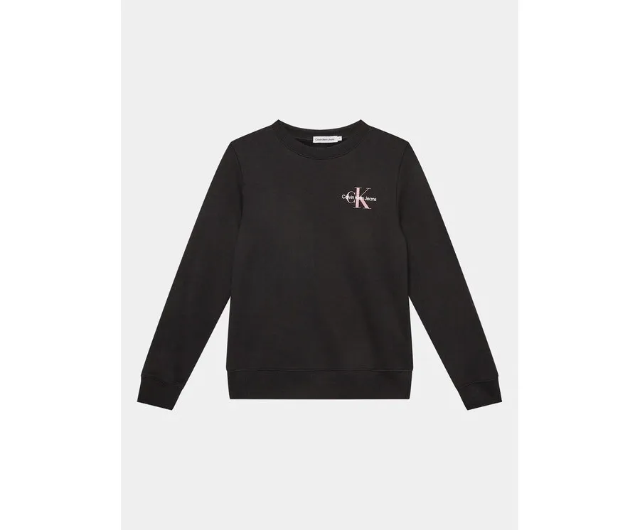 obrazek 1 Calvin Klein Jeans Bluza Monogram IU0IU00397 Czarny Regular Fit