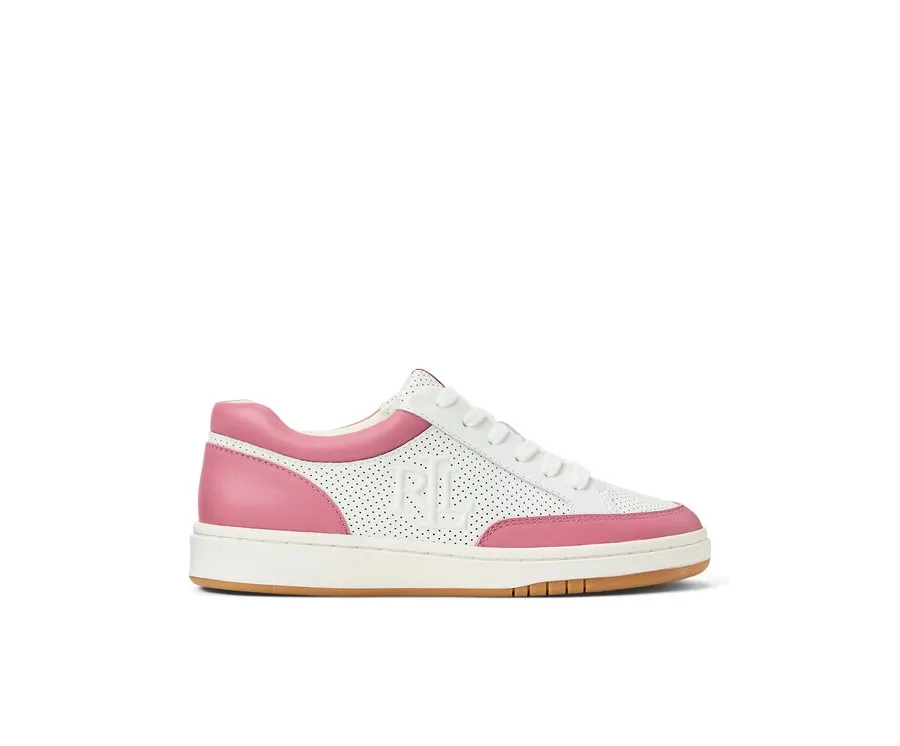 obrazek 1 LAUREN RALPH LAUREN Sneakersy Hailey Low-Top Lace-Up 802951391002 Biały