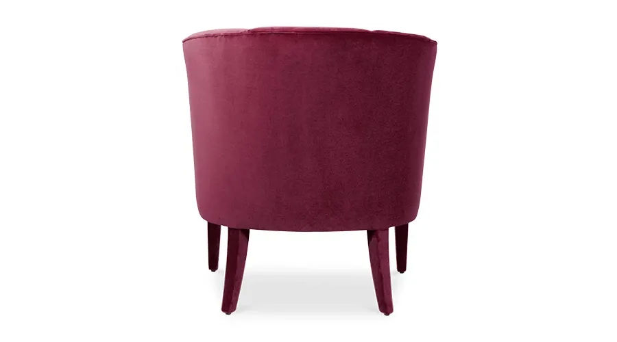 obrazek 5 Portugalski fotel w kolorze bordowym