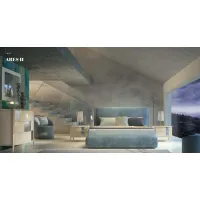 Zdjęcie Nowoczesne, pikowane łóżko ze skrzynią Ares II 180 x 200cm - Casa + 39