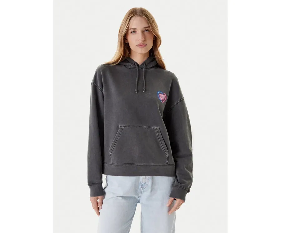 obrazek 1 Tommy Jeans Bluza Neon DW0DW20945 Szary Boxy Fit