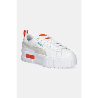 Zdjęcie Puma buty Mayze Lth kolor biały na platformie