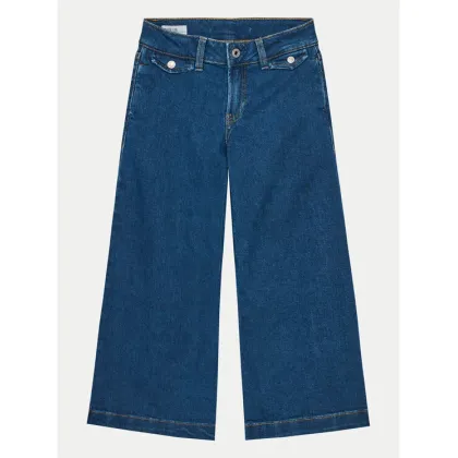 Zdjęcie Pepe Jeans Jeansy Wide Leg Jeans Mw Jr PG201680 Niebieski Relaxed Fit
