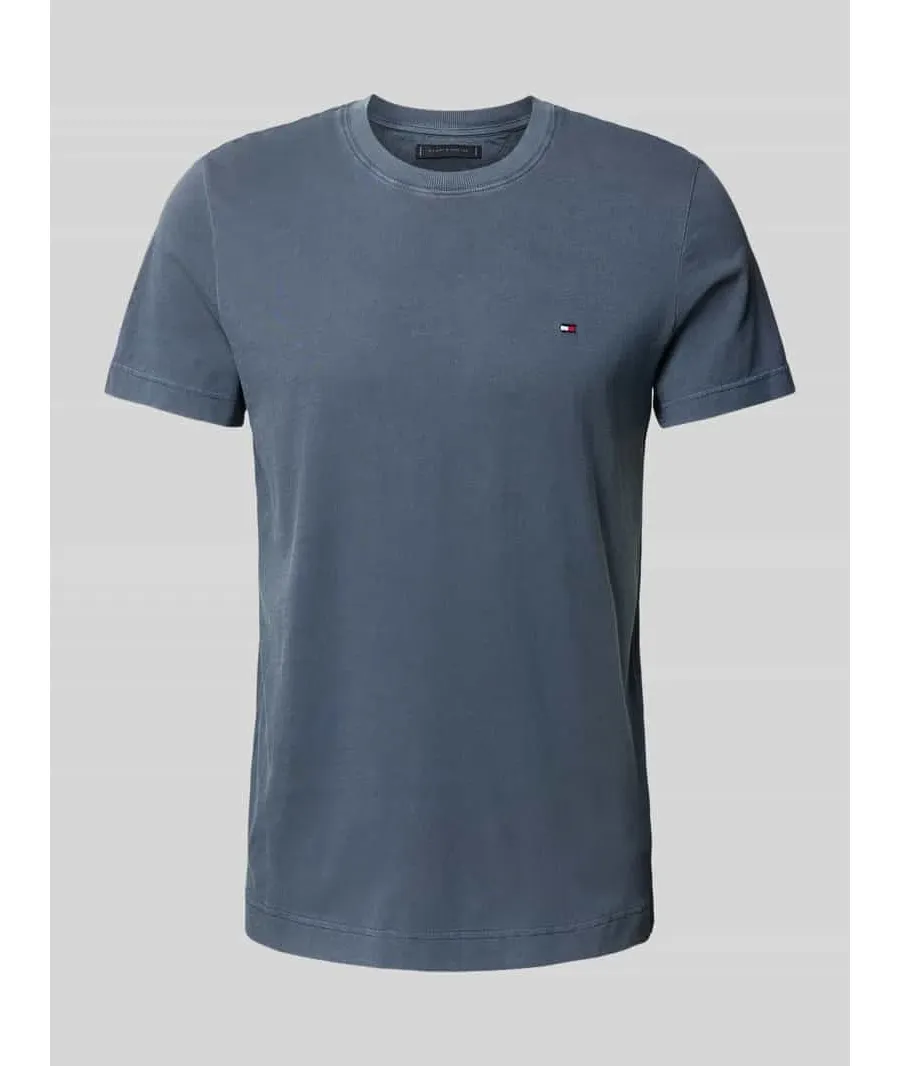 obrazek 1 T-shirt o kroju slim fit z wyhaftowanym logo model ‘GARMENT’