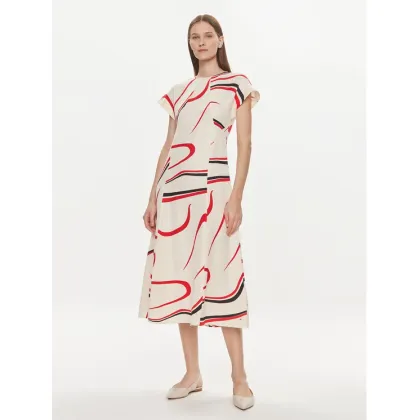 Zdjęcie Tommy Hilfiger Sukienka codzienna WW0WW42031 Beżowy Relaxed Fit