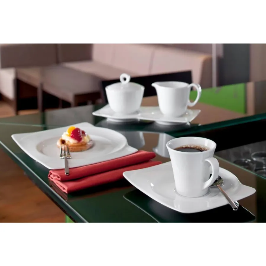 obrazek 4 Stylowy porcelanowy dzbanuszek do mleka zdobiony niebieskim wzorem - Seltmann Weiden