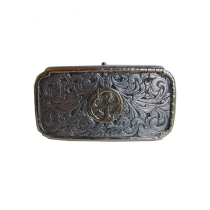 Zdjęcie Antyczna klamra do paska ze srebra próby 800