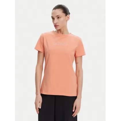 Zdjęcie Guess T-Shirt V3BI11 J1314 Pomarańczowy Regular Fit