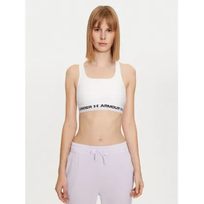 Zdjęcie Under Armour Biustonosz sportowy Crossback Mid Bra 1361034 Biały