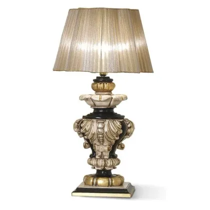 Zdjęcie Wyjątkowa lampa stołowa w stylu antycznym