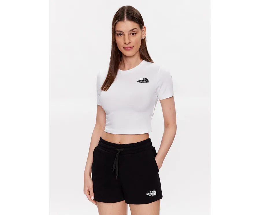 obrazek 1 The North Face T-Shirt NF0A55AO Biały Cropped Fit