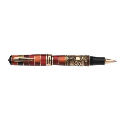 Picture Ballpoint pen from the Pompejusze collection, made of bronze and ruby