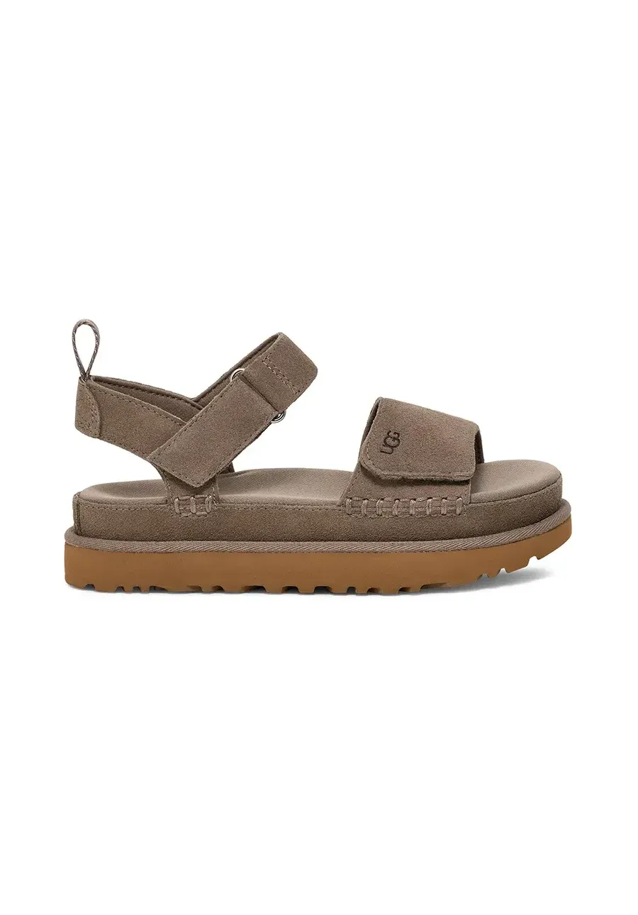 obrazek 1 UGG sandały Goldenstar damskie kolor brązowy na platformie 1136783-SKP